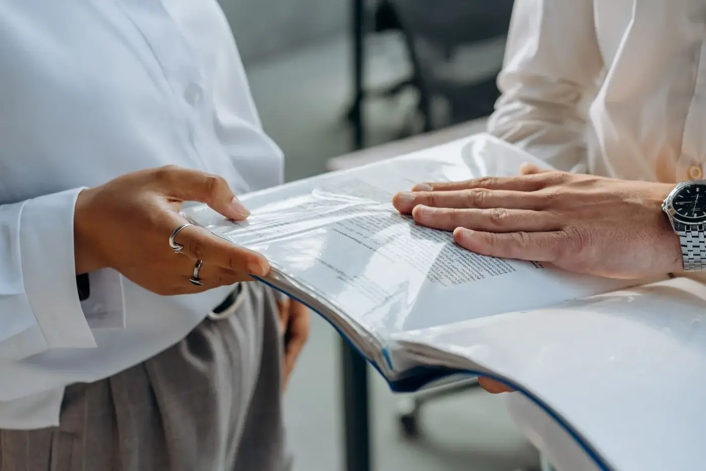 Illustrative business document review for an association renewal